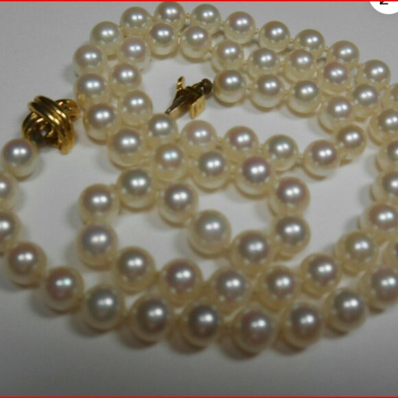 Tiffany &  Co Paloma Picasso Pearl Necklace Signature X Graffiti Collection - Picture 2 of 2